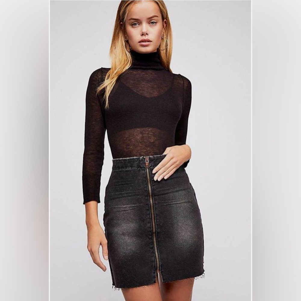 One Teaspoon Vixen High Waist Mini Skirt